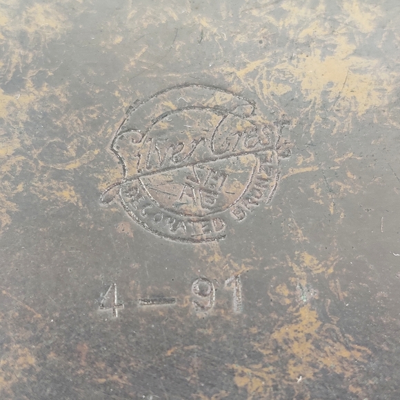 Vintage SilverCrest Decorated Bronze Double Inkwell & Notepad Holder, Art Deco - Picture 14 of 16